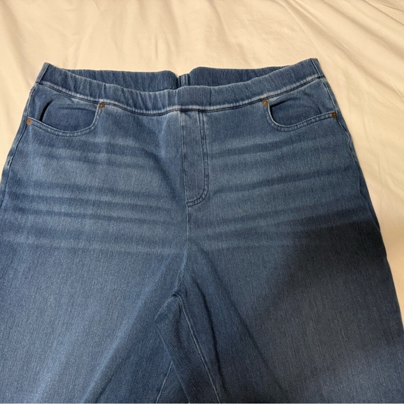 Lands' End Deep Blue Denim Pants - Picture 2 of 10